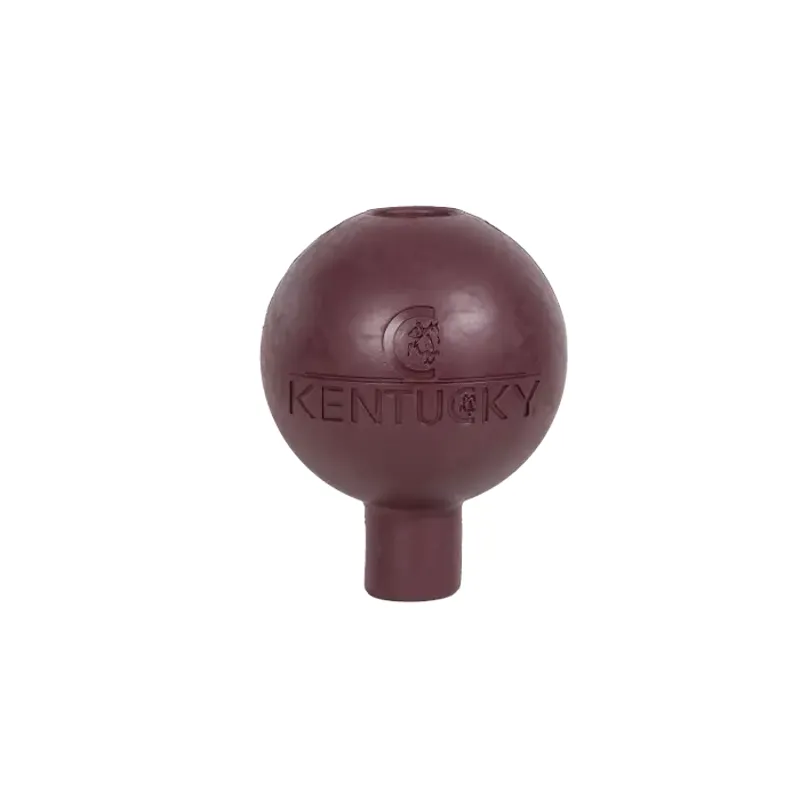 Kentucky Horsewear Rubber Ball Lead Rope Clip Protection Bordeaux-1