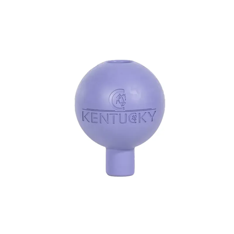 Kentucky Horsewear Rubber Ball Lead Rope Clip Protection Lavender-1