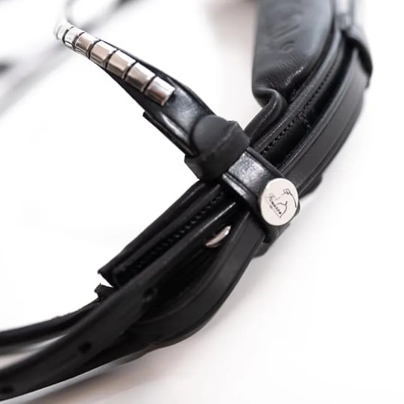 Finesse Cassidy Double Bridle Cob Black/patent-2