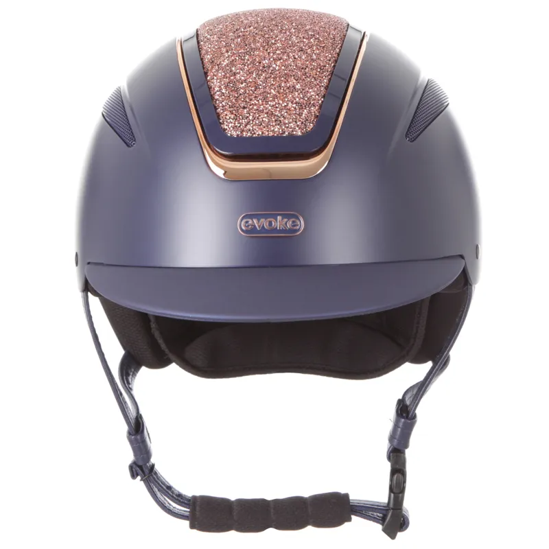 Evoke Callisto Classic Peak Navy Rose Gold Crystal-1
