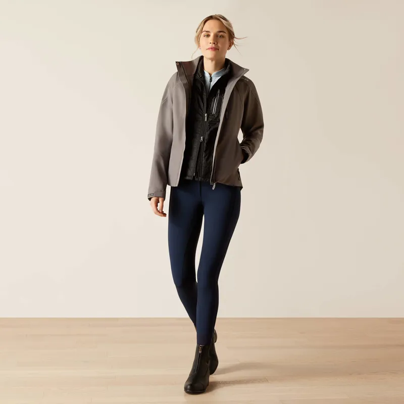Ariat Coastal Waterproof Jacket Plum Grey-1