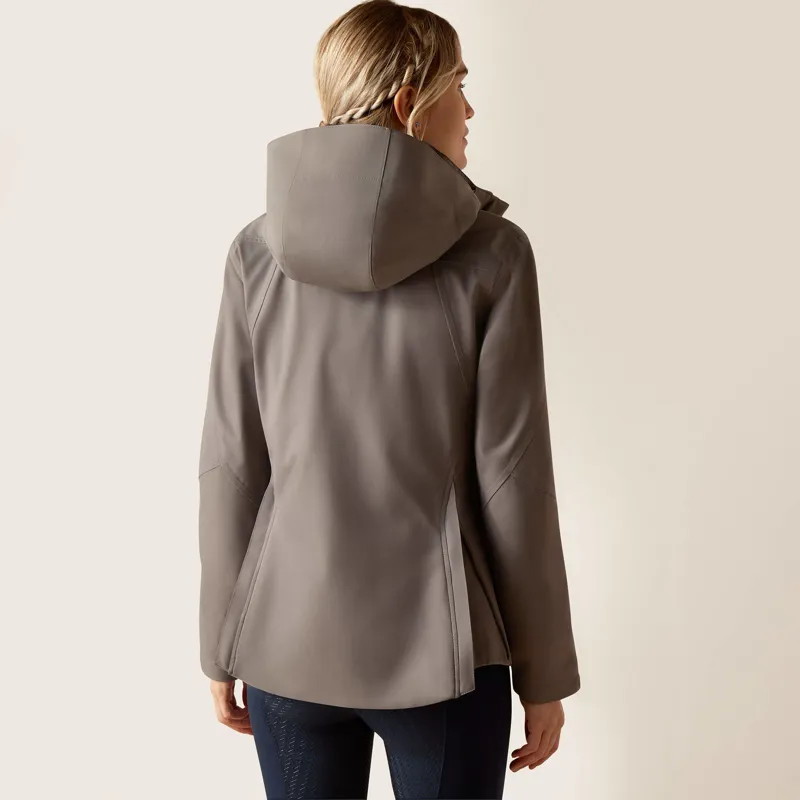 Ariat Coastal Waterproof Jacket Plum Grey-5