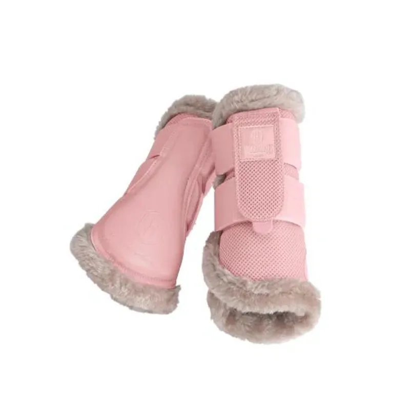 Eskadron Glamslate Mesh Faux Fur Tendon Boots Heritage Pearl Rose