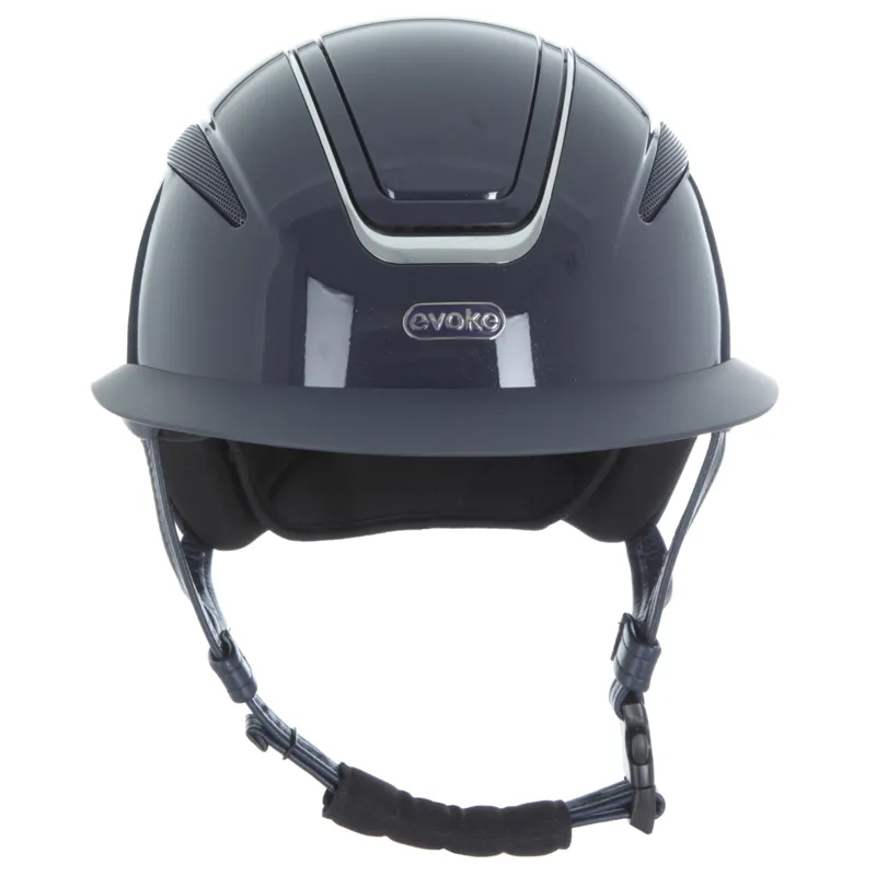 Evoke Callisto Wide Peak Navy Metallic Chrome-1
