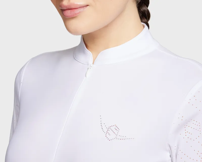 Samshield Aloise Bordeal Competition Shirt White/Holographic-1