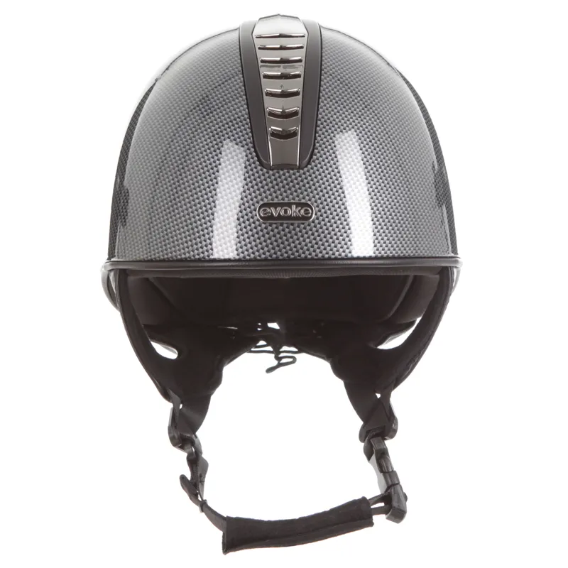 Orion Jockey Skull High Shine Carbon Gunmetal Black