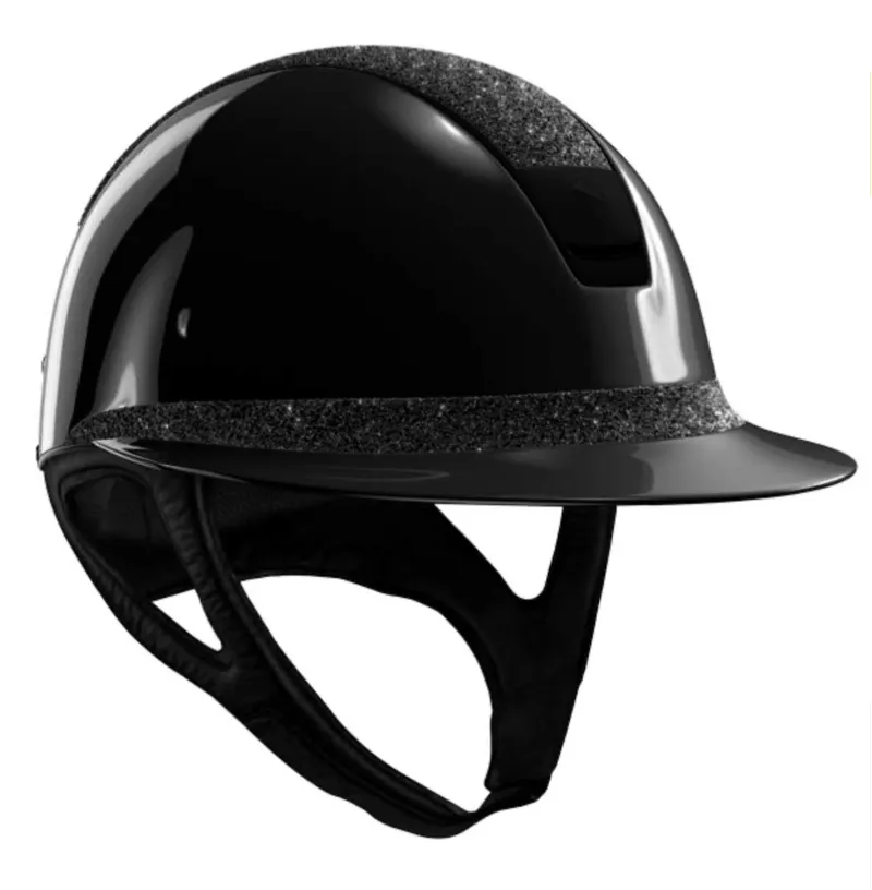 Samshield MissShield V2 Glossy Black Crystal Fabric Top and Band 