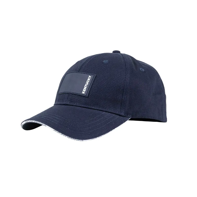 Kentucky Horsewear Baseball Cap Rubber Logo Navy-1