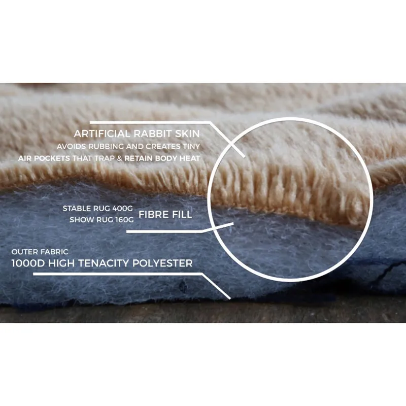 Kentucky Horsewear Stable Rug Navy 400g-2