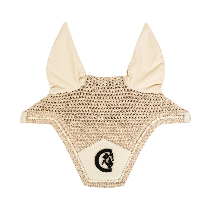 Kentucky Horsewear Fly Veil Wellington 3D Logo Beige