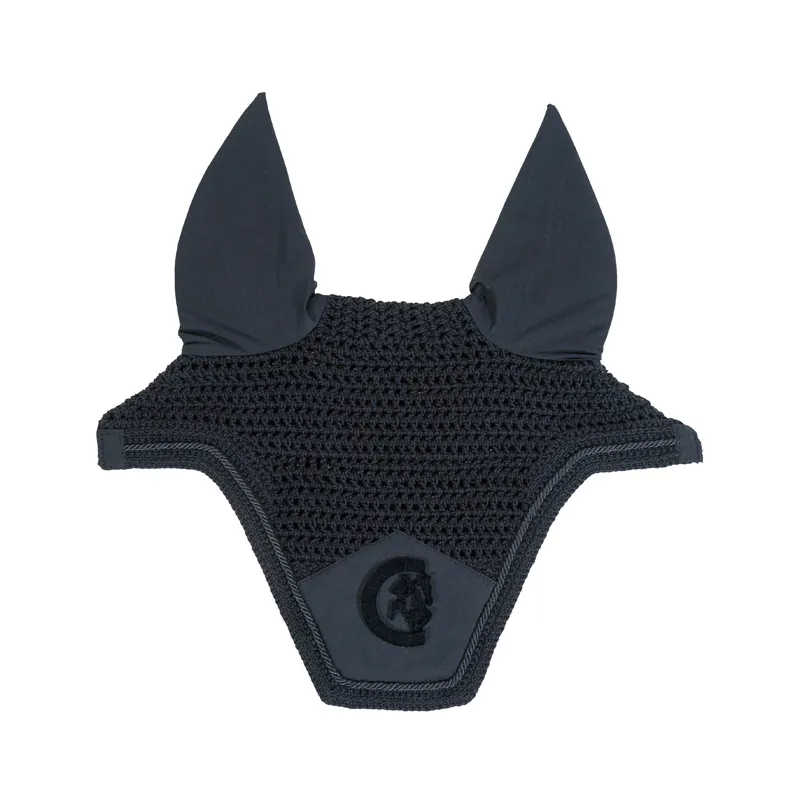 Kentucky Horsewear Fly Veil Wellington 3D Logo Black