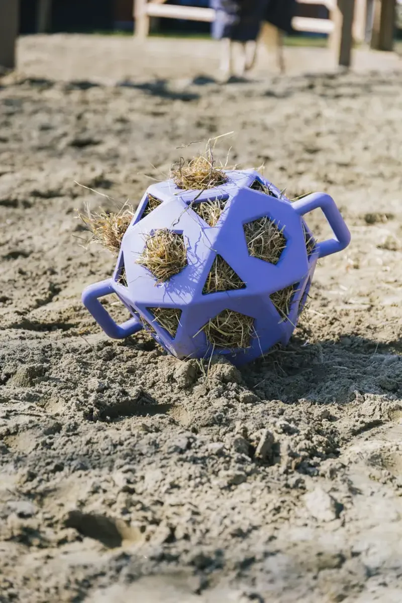 Kentucky Horsewear Relax Horse Play Hay Ball Lavender -1