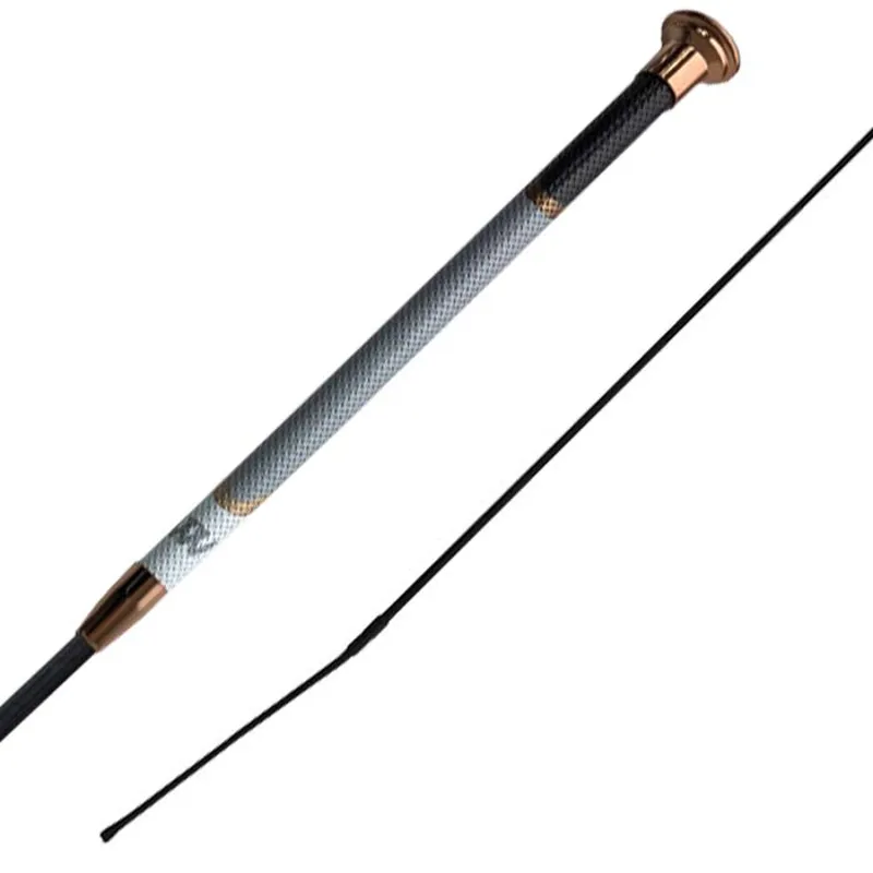 Woof Wear Harmony Resolute Dressage Whip Grey/ Rose Gold