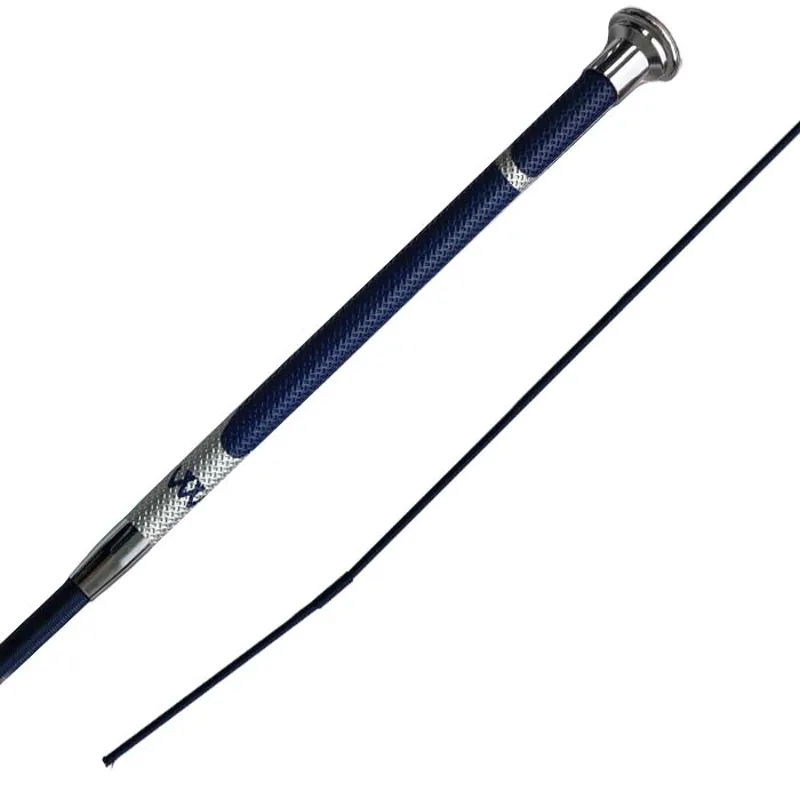 Woof Wear Harmony Resolute Dressage Whip Navy/Silver