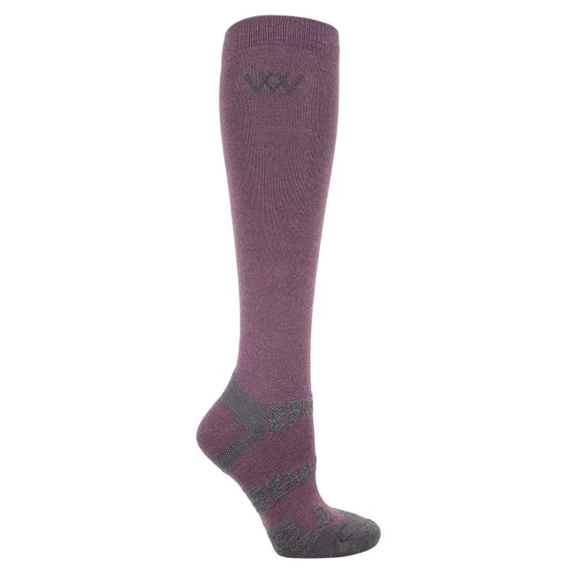 Woof Wear Winter Riding Socks Heather - 2 Pack