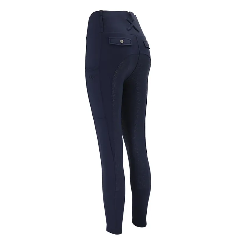 Woof Wear Vision Ladies Riding Tights Navy-2