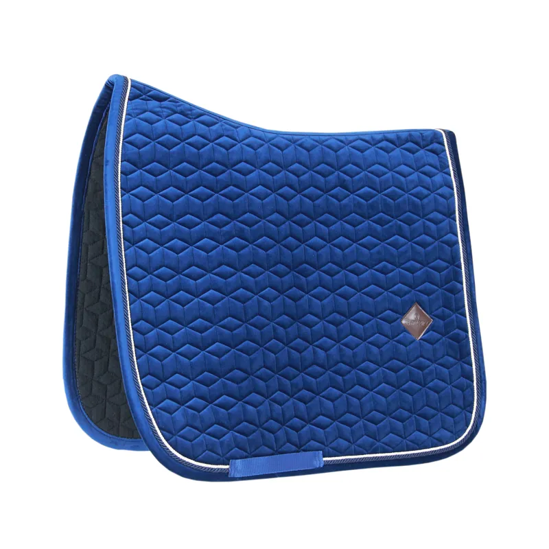 Kentucky Horsewear Saddle Pad Basic Velvet DR Navy