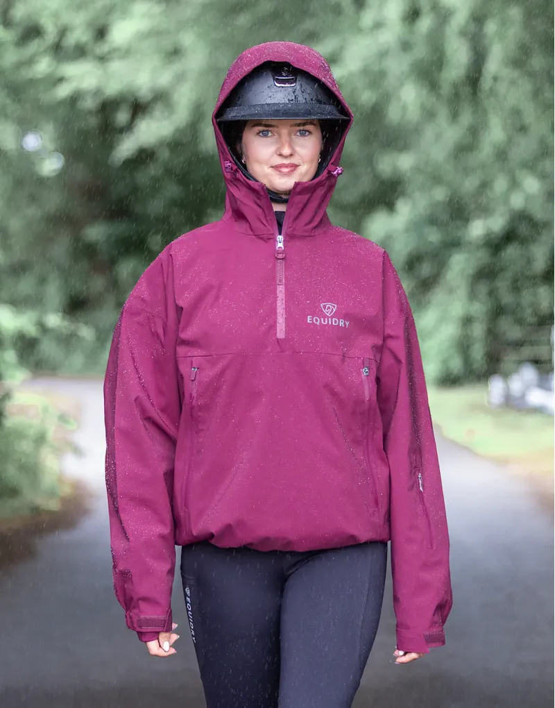 Equidry Storm Smock - Burgundy-3