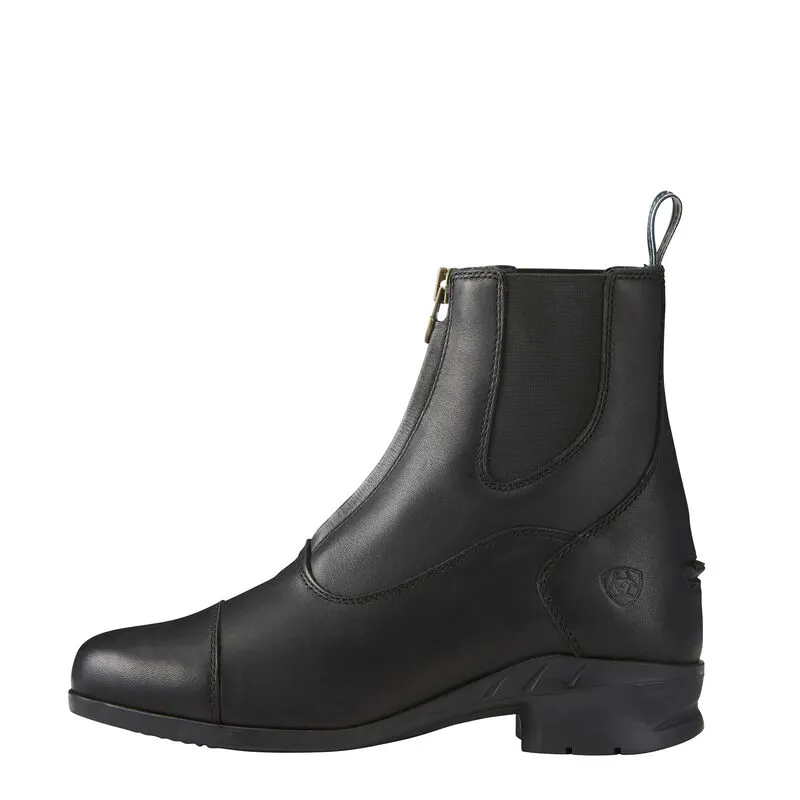 Ariat Ladies Heritage IV Zip Paddock Boot Black-1