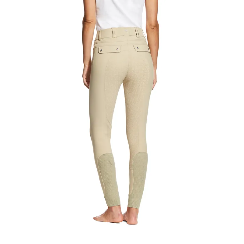 Ariat Tri Factor Full Grip Ladies Breeches Tan-1
