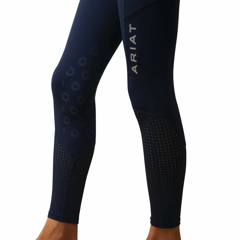 Ariat Youth EOS Knee Grip Tights Navy-2