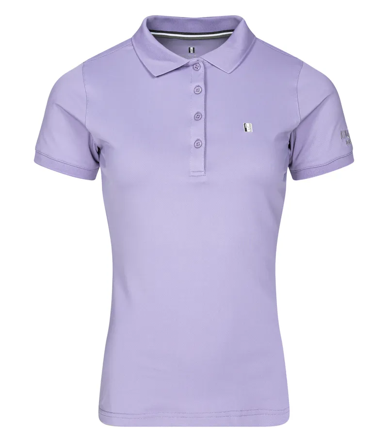 Kingsland Ladies Pique Polo Purple Daybreak