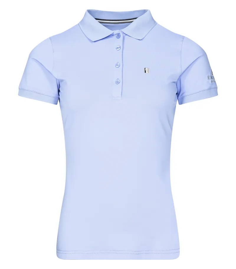Kingsland Ladies Pique Polo Blue Grapemist