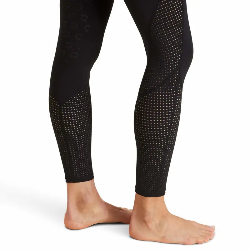 Ariat Breathe EOS Half Grip Ladies Riding Tights Black-2