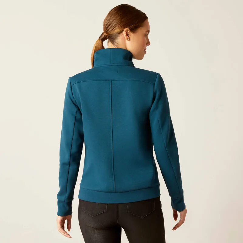 Ariat Bess Full Zip Sweatshirt Reflecting Pond-1