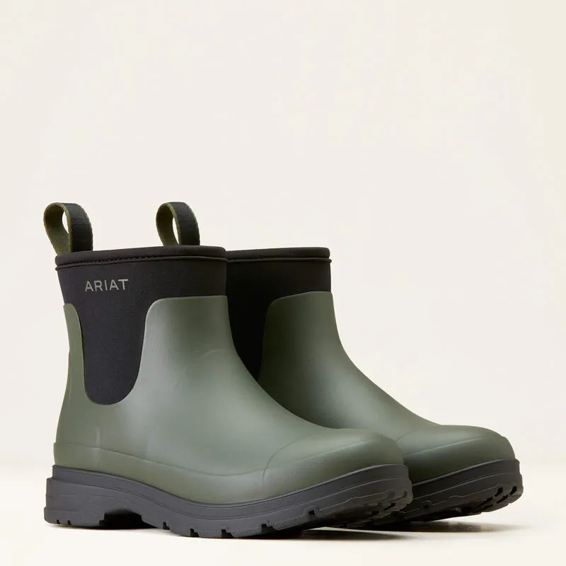 Ariat Kelmarsh Shortie Rubber Boot Dark Olive-2