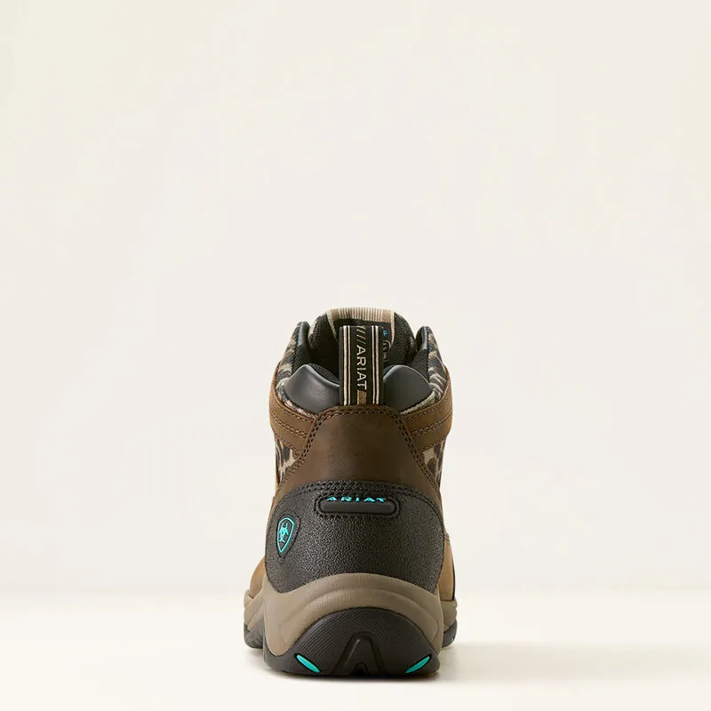 Ariat Terrain Waterproof Boot Chocolate/Camo Leopard-1
