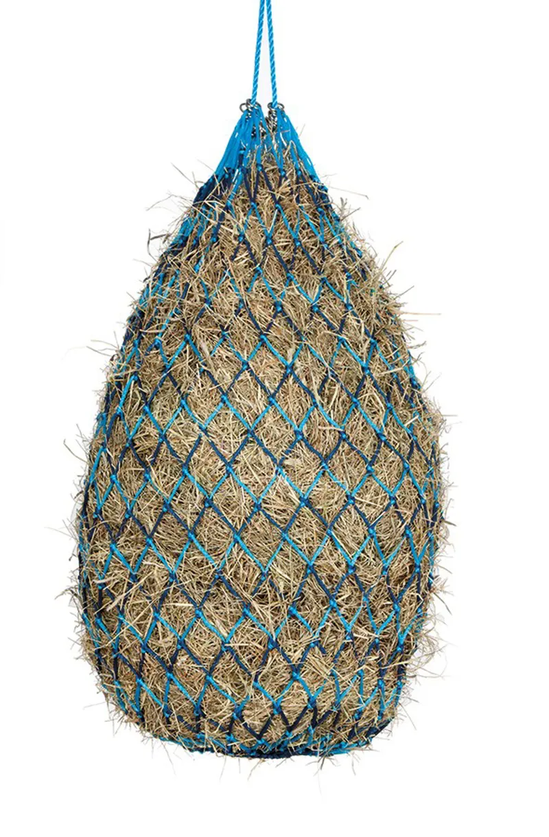 Shires Deluxe Haylage Net Navy / Baby Blue 6.5kg