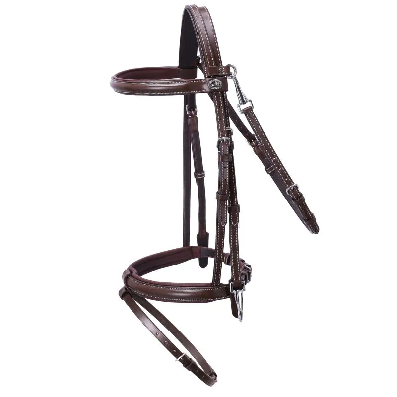 Schockemohle Bridle Dortmund Brown/Cream/Silver