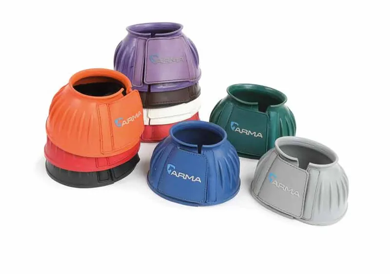 Shires Arma Rubber Over Reach Boots Pink