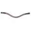 HY Equestrian Rosciano Browband Black/Rose Gold