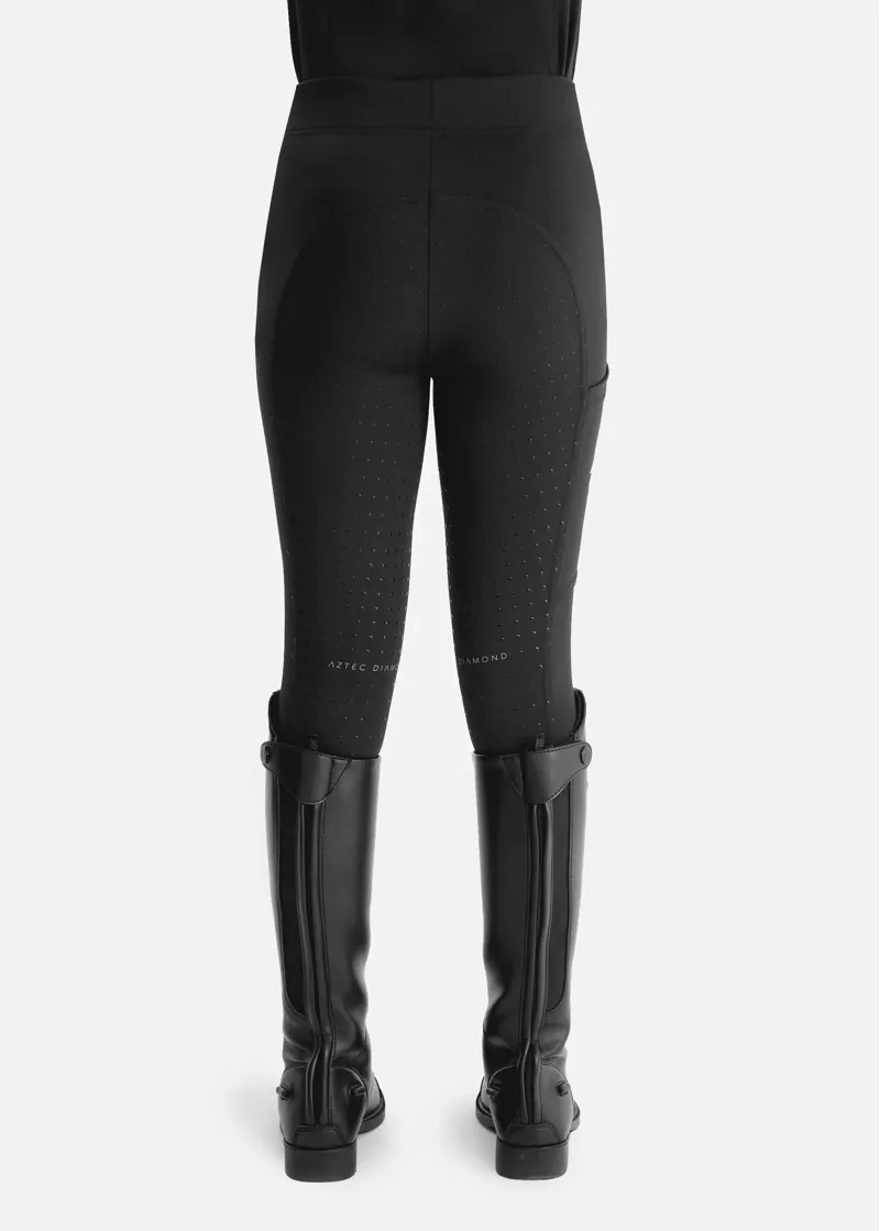 Aztec Diamond YR Black Full Seat Leggings-1