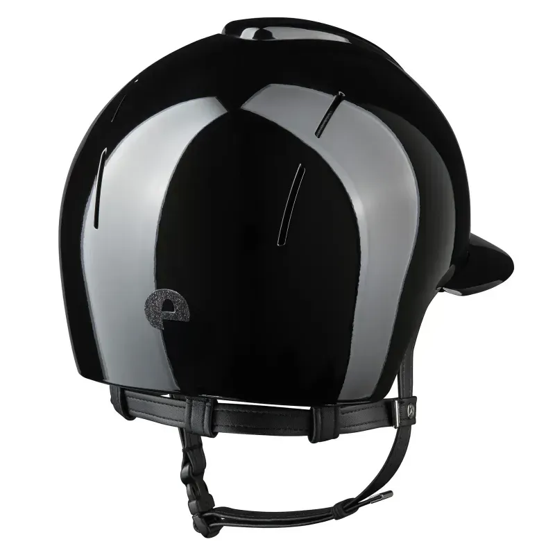 KEP Smart Nova Metal Polish Blue Star Riding Helmet-1