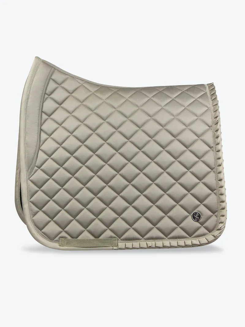 PS of Sweden Saddle Pad Dressage Ruffle Latte 