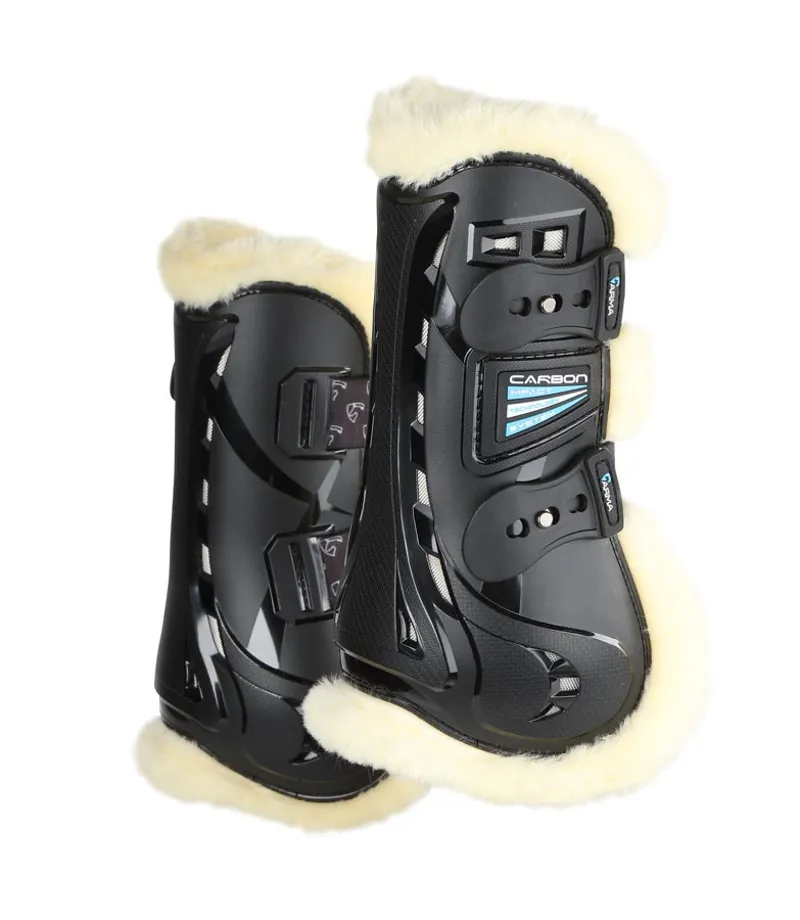 Arma Carbon SupaFleece Tendon Boots Black