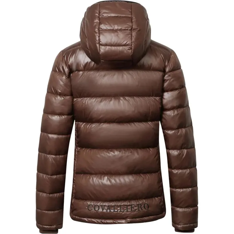 Covalliero Quilted Ladies Jacket Oak Brown-1