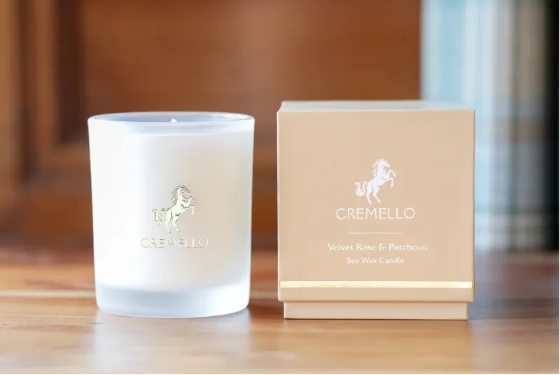 Cremello Large Candle 220g - Handmade in Scotland UK-1