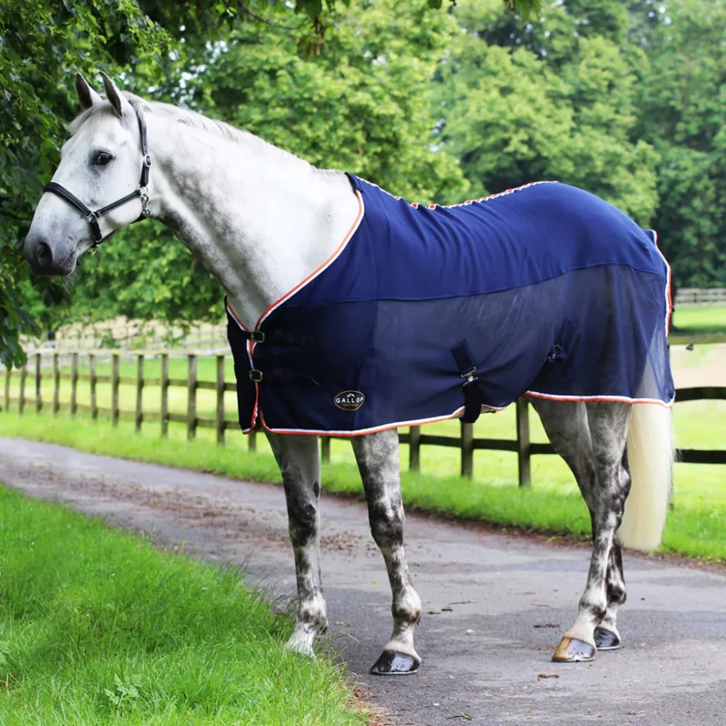 Gallop Jersey Mesh Cooler Rug Navy