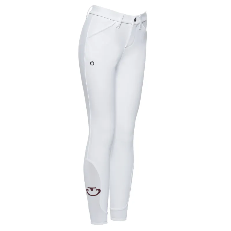 Cavalleria Toscana Boys Horse and Helmet Breeches White