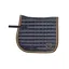KLSelena with Satin and Lurex Piping Saddle Pad DR Navy 