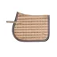 KLSelena with Satin and Lurex Piping Saddle Pad DR Brown Iron 