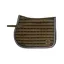 KLSelena with Satin and Lurex Piping Saddle Pad DR Green Black