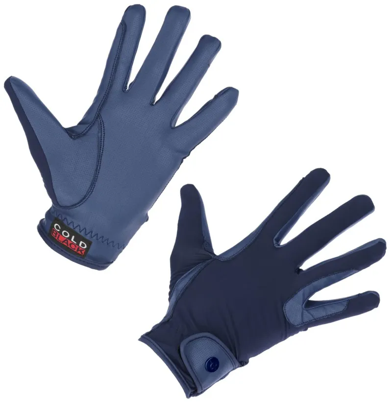 Covalliero Riding Gloves Blue and Black