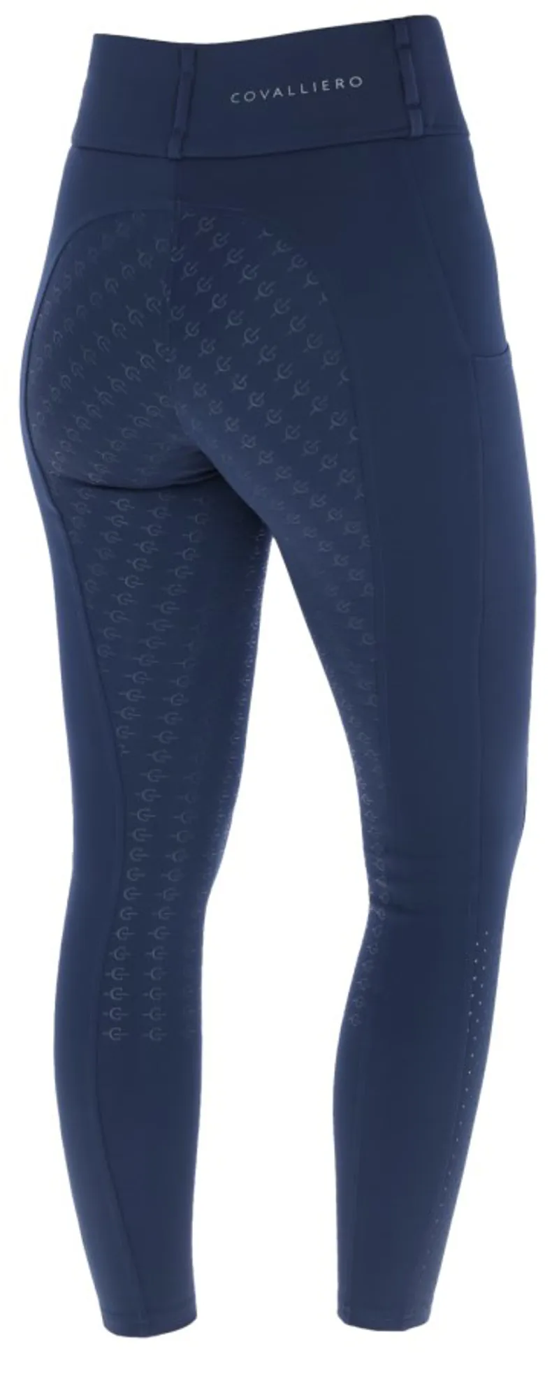 Covalliero Compression Ladies Riding Tights Navy-2