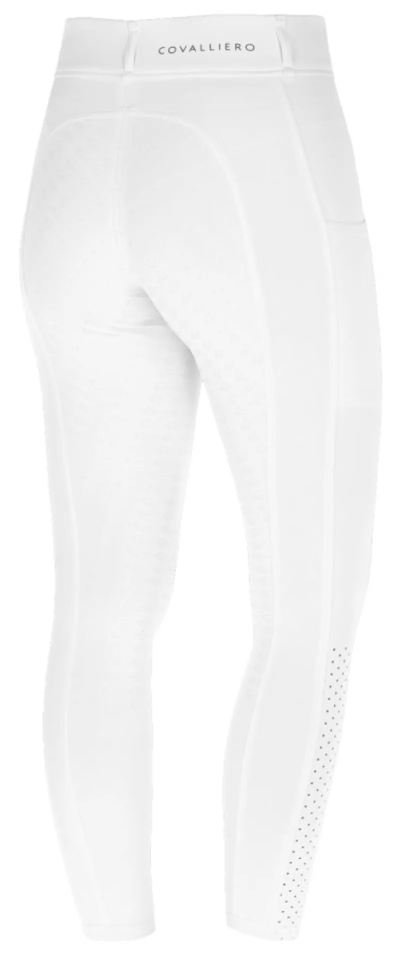 Covalliero Compression Riding Tights Child White-2