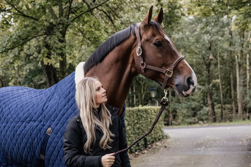 Kentucky Horsewear Stable Rug 200g Navy-3